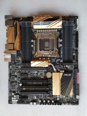 ASUS X79 DELUXE Motherboard LGA2011 Chipset Intel X79 DDR3 With I/O baffle - Image 1 of 3