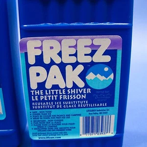 ICE PACK LOT OF 3 LITTLE SHIVER FREEZER COOLER LUNCH PICNIC CAMPING MADE IN USA - Picture 1 of 1