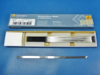 NEW 10 Genuine GERBER 076 GTXLCarbide Blades 87204001 For GERBERcutters - China - Image 1 of 4