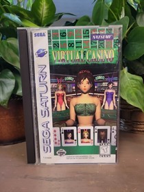 Sega Saturn Virtual Casino CIB TESTED & WORKS. GREAT CONDITION.