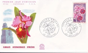 Briefumschlag 1. Tag First Day Briefmarke 1985 ORLEANS Floralies International 1 - Bild 1 von 1