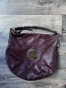 Vintage Mulberry Daria Hobo Damen Handtasche Burgund Leder - Bild 1 von 22