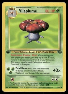 Pokémon TCG Vileplume [1. Edition] #31 Pokemon Dschungel LP - Bild 1 von 2