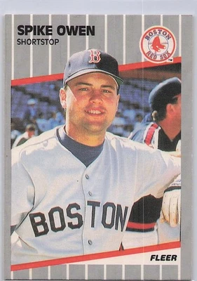 1989 Fleer - Spike Owen #93 - Image 1 of 2