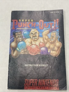 Super Punch Out! SNES Super Nintendo Handbuch NUR Anleitung - Bild 1 von 2