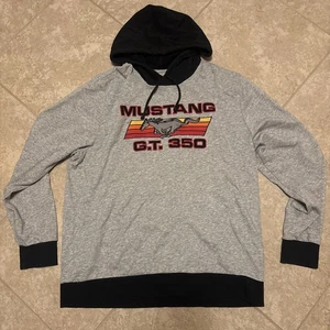LUCKY BRAND Ford Mustang Colorblock Pullover Hoodie Size XL - Picture 1 of 4