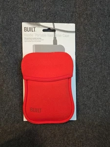 BUILT PORTABLE HARD DRIVE CASE -RED AND NEOPRENE - Photo 1/6