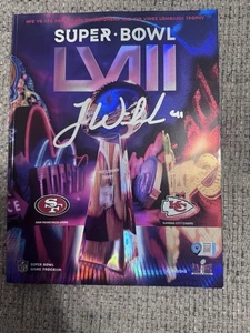 James Winchester Signed Auto Super Bowl Program-Chiefs-Metabilia Coa-See Damage - Picture 1 of 7
