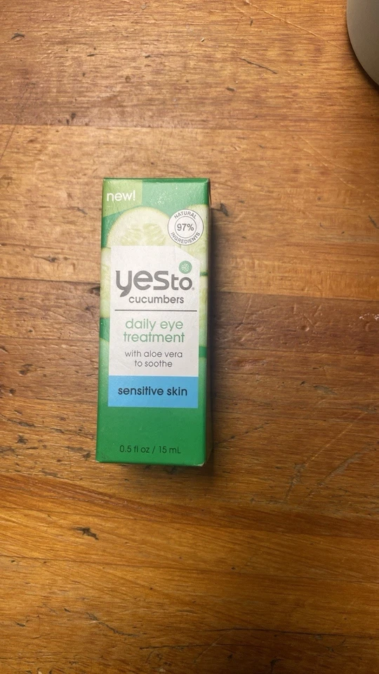 Yes To Cucumbers Daily Eye Treatment, 0.5 Fl Oz + Sensitive Skin + Calm, Soothe - Image 1 of 2
