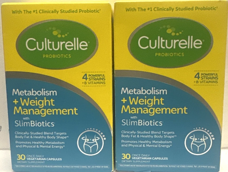Culturelle Probiotics Metabolismo + Manejo de Peso, Paquete de 2 (30 Cápsulas ea) CAD: 03/26 Foto 1 de 1