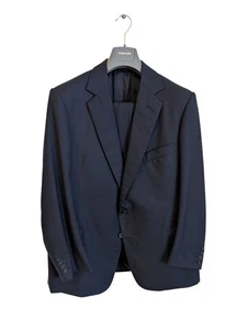 John N Kent (Kent & Haste) Herren Savile Row Bespoke Navy Anzug ca. 42" - Bild 1 von 8