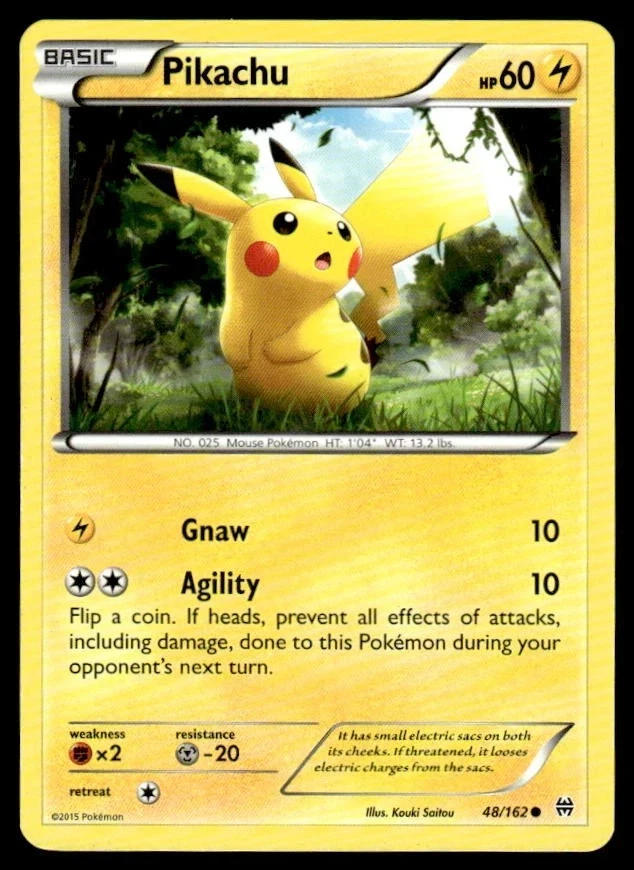 Pikachu - 48/162 - BREAKthrough - Pokemon TCG - MP - Image 1 of 1