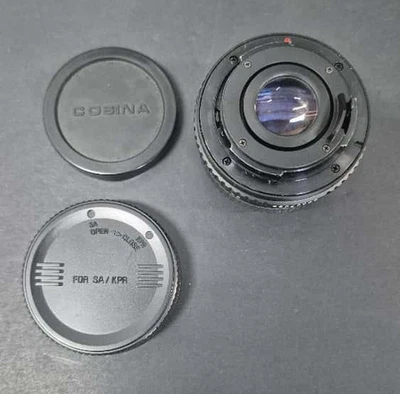 Super Cosina 34mm camera  lens w/ a SA/KPR Mount & Quantaray 49mm Lens - Image 1 of 4