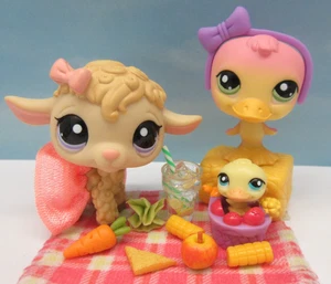 LITTLEST PET SHOP #1002 1003 KUSCHELIGSTE ENTE & TEENSIE BABY, LAMM ZUBEHÖR - Bild 1 von 10