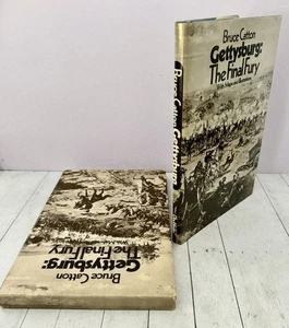 Gettysburg The Final Fury w/Slipcase Maps Illustrated 1974 Bruce Catton VG - Picture 1 of 4
