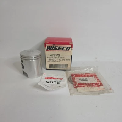 Wiseco 477 CV. Pistón, anillos y circlips. STD. Yamaha YZ80J YZ80K.  P148. (1043) Foto 1 de 3