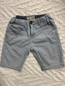 Boy’s Zara Blue Chino Shorts Size 3/4 - Picture 1 of 7