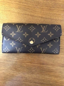 Cartera larga Louis Vuitton monograma fucsia de Japón - Imagen 1 de 8