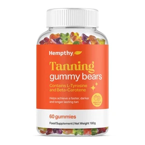 Tanning Gummies Beta Carotene - Faster Darker Tan - Food Supplement - 60 Pack - Picture 1 of 4