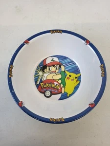 Pokemon Child Cereal Bowl Pikachu & Ash Gotta Catch 'em All Vintage Funomenon - Picture 1 of 8