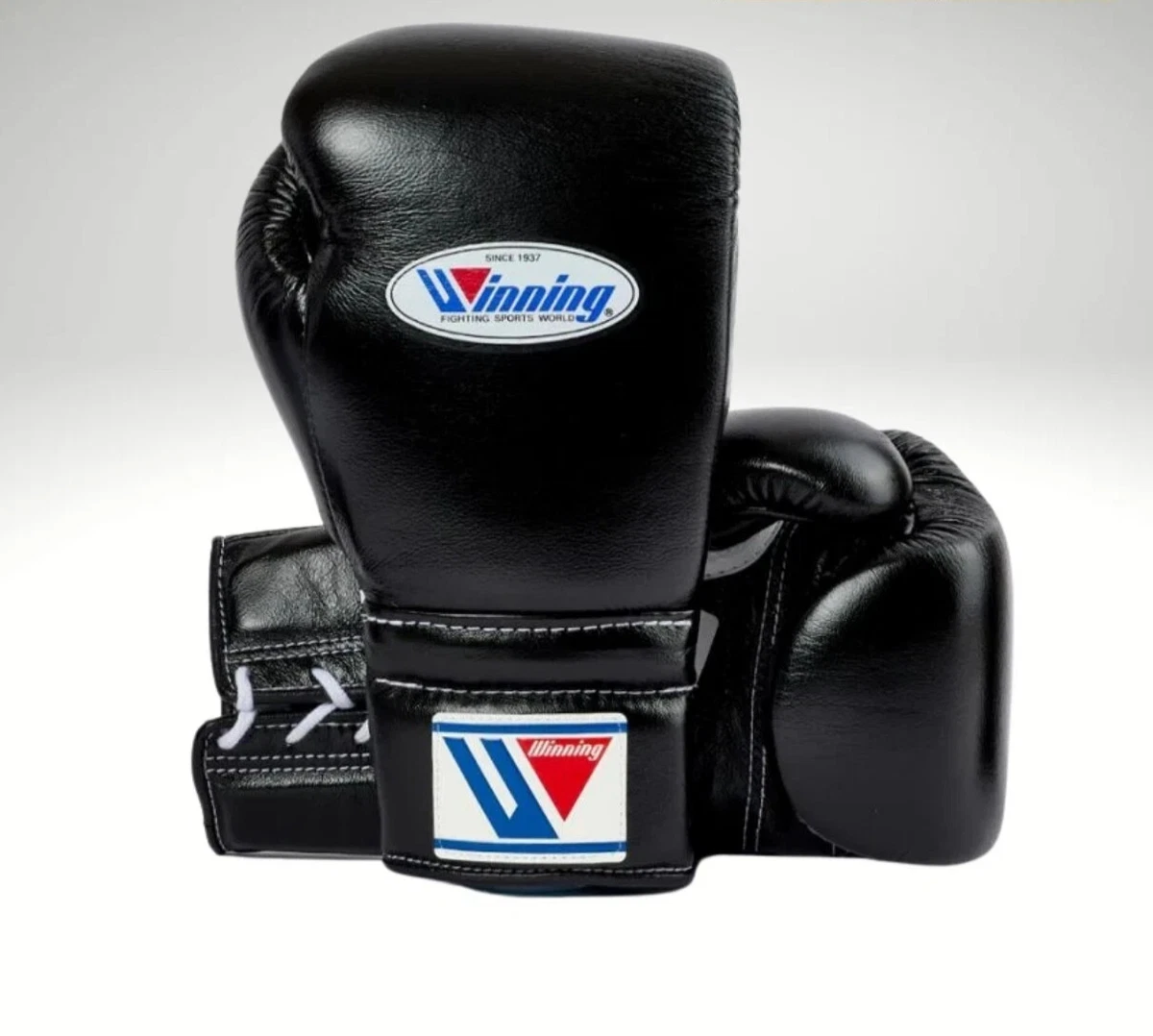 Winning グローブ 16oz Winning 16oz Boxing Gloves Purple/Gold Lace