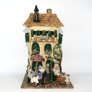 Blue Sky Clayworks Chez Jean-Marc French Bistro Signed Heather Goldminc 2000 - Picture 1 of 17