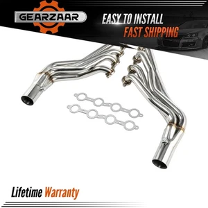Long Tube Stainless Steel Headers w/ Gaskets for Chevy GMC 07-14 4.8L Direct Fit - Bild 1 von 16