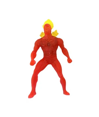 Figura de acción Marvel Human Torch 1996 McDonalds Happy Meal juguete de 4" de colección Foto 1 de 4