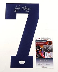Camiseta deportiva firmada por Andy Moog número 7 número JSA certificado de autenticidad automático - Imagen 1 de 3