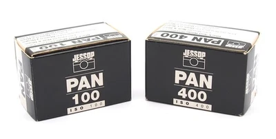 Jessop Pan 100 & Pan 400 Black & White 35mm Film Expired 2002 - UK Dealer - Image 1 of 3