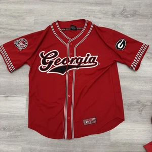 Camiseta de béisbol para hombre Georgia Bulldogs talla XL/XXL roja Coliseo equipo UGA - Imagen 1 de 6
