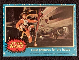 1977 Topps Star Wars #47 Luke si prepara alla battaglia - Foto 1 di 2
