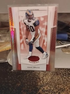 2007 Leaf Certified Materials Isaac Bruce Mirror Red #/100 Rams - Picture 1 of 2