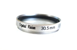 30.5mm Crystal Vision UV Filter - Silver - NEW - Picture 1 of 5