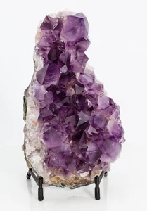 Amethyst Quartz Crystal Cluster Geode Cathedral Decor Brazil 3.13 lbs H1588 - Picture 1 of 12
