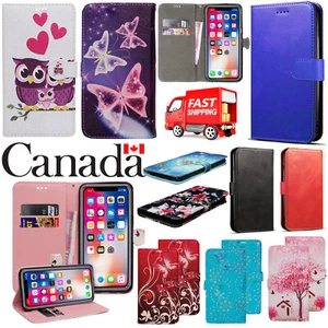 2X Case For Apple iPhone 7 8 XR XS 11 Pro Max SE PU Leather Flip Wallet Cover - Bild 1 von 11