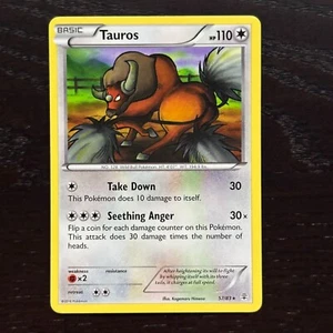 Tauros 57/83 Pokemon Generations XY Regular Rare Card LP/MP - Picture 1 of 2