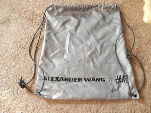 Alexander Wang H&M VIP Promo Drawstring Back Pack / Gym Bag /Limited Edition - Picture 1 of 6