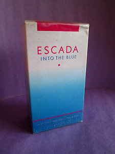 Escada Into The Blue Eau de Parfum Spray 2.5 oz 75ml 2006 Vintage Scannon Sealed