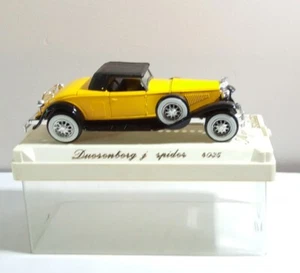 SOLIDO 1:43 SCALE DUESENBERG J SPIDER - YELLOW & BLACK - 4035 - CASED - Picture 1 of 6