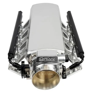 Colector de admisión GM LS 92 mm cuerpo del acelerador accionamiento por cable DBC LS1 LS2 Fab aluminio - Imagen 1 de 6