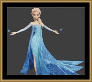 Elsa 2 Frozen Kreuzstich Kit - Bild 1 von 2
