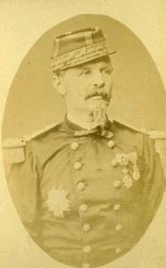 France Paris General Antoine Alfred Chanzy Old CDV Photo Teruel 1870 - Imagen 1 de 3