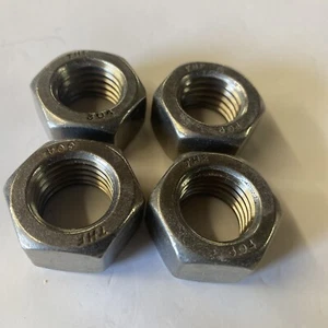 Lot Of 4 3/4"-10 Stainless Steel Grade 18-8 Finished Hex Nut THE 304 - Picture 1 of 3