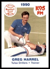 1990 Tulsa Drillers Greg Harrel Tulsa Drillers #9