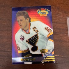 1X 1993-94 Hockey Stadium Club Finest Members Only #3 Brett Hull HHOF Blues-MINT