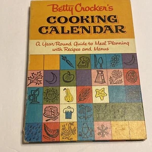 BETTY CROCKER'S COOKING CALENDAR 1962 1stED. 1st PRINTING SPIRAL - Foto 1 di 7