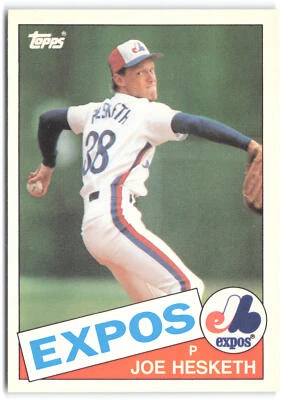 1985 Topps Traded #52T Joe Hesketh - Image 1 of 2