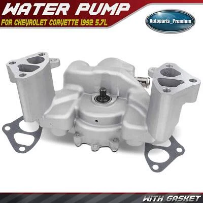 Bomba de agua del motor con junta para Chevrolet Corvette Base 1992 5,7 L gasolina OHV Foto 1 de 4