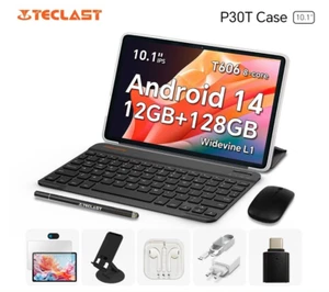 Tablette tactile Teclast P30T - 10,1" IPS - 4Go RAM 128Go ROM - Android 14 GRIS - Photo 1/6